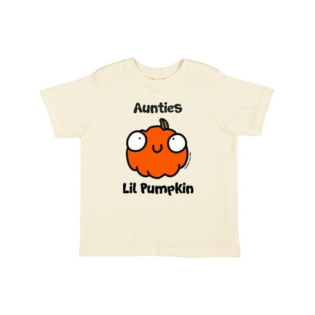 

Inktastic Aunties Lil Pumpkin Gift Toddler Boy or Toddler Girl T-Shirt