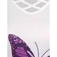 thumbnail image 4 of Camiseta Estampado Floral Mariposa Talla Extra Rosegal  Camisetas tallas grandes, 4 of 5