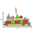 thumbnail image 6 of Ornaments by Elves Personalized Gnome Family of 5 Christmas Ornament 2024 on Trunk with Deer Decor, 6 of 10