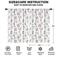 thumbnail image 2 of Blackout Kids Curtains,White Cow Milk Cloud Pattern Childrens Insulated Curtains Set Of 2,Bedroom Essentials,Toddler Room Decor 52x84in(132x213cm), 2 of 5