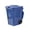 Blue, variant on Trash Can Shaped Ceramic Mug With Lid Funny Recycling Bin Coffee Mug 3.35 x 4.53 x 2.17 Inches 1 Pack