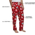 thumbnail image 3 of Hello Kitty & Friends Holiday All-Over Print Men's Lightweight Plush Minkey Fleece Sleep Pajama Pants-Small, 3 of 7