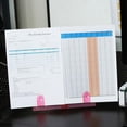 thumbnail image 4 of FIGT-Monitor Documents Holder, Multifunctional Desktop Paper Clips, Clear ABS Document Organizer Clip, Computer Desk Organizers for Sticky Note, Business Cards and Memo【0509】, 4 of 7