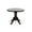 Espresso, variant on Wickerix Round Solid Wood Dining Table 38.5'' D with Pedestal Base, Kitchen Round Table for 2 and 4 Persons, Restaurant Table, Espresso Color
