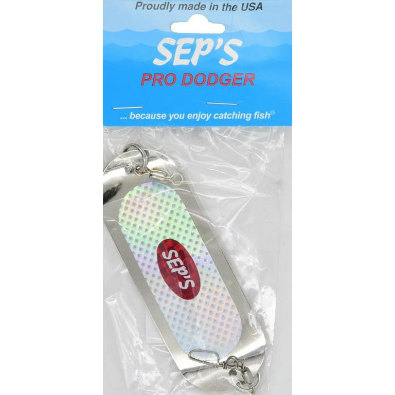 Sep's Pro Fishing Dodger, 4/0, Silver