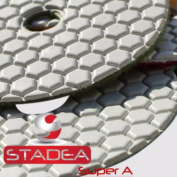 Stadea PPD161K 3 Inch Buffing Pads - Diamond Pad Buff Black