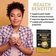thumbnail image 2 of DelighTeas Organic Golden Milk Powder with Turmeric, Ginger and Ceylon Cinnamon | Unsweetened, Vegan (5oz, 120 Servings), 2 of 7