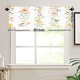 thumbnail image 3 of Remain Unique Floral Print Polyester Rod Pocket Curtain Valance for Home Bedroom Living Room Kitchen Window Decor 54x18 inch, 3 of 5