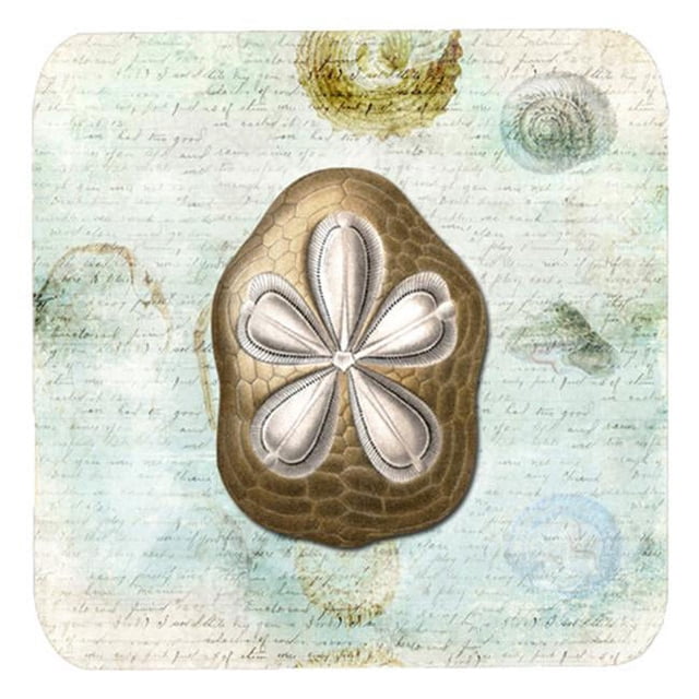 Carolines Treasures SB3027FC Sand Dollar Foam Coasters - Set Of 4- 3.5 x 3.5 In.