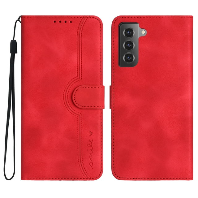 Compatible with Samsung Galaxy S21 Plus 5G Case Premium PU Leather Wallet with Built-in Magnet Cover