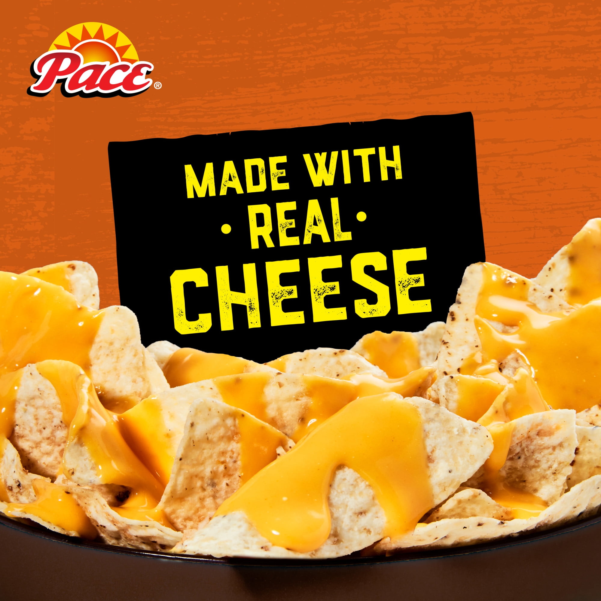 (12 pack) Pace Medium Nacho Cheese Sauce, 10.5 oz Can