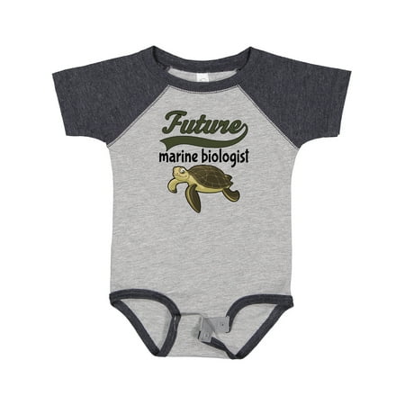 

Inktastic Future Marine Biologist Turtle Gift Baby Boy or Baby Girl Bodysuit