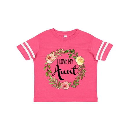 

Inktastic I Love my Aunt- flower circle Gift Toddler Boy or Toddler Girl T-Shirt