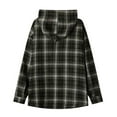 thumbnail image 3 of M-5X Plus Size Shirts for Men with Hoodie Big & Tall Button-Down Hoodies Long Sleeve Vintage Plaid Printed Casual Streetwear Shackets Shirt, 3 of 3