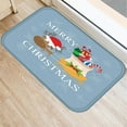 thumbnail image 6 of Merry Christmas Pattern Bedroom Anti-Slip Shop Home Doormat Kitchen Bath Soft Entrance Door Mat Christmas Gifts Soft Carpet Rug, 6 of 6