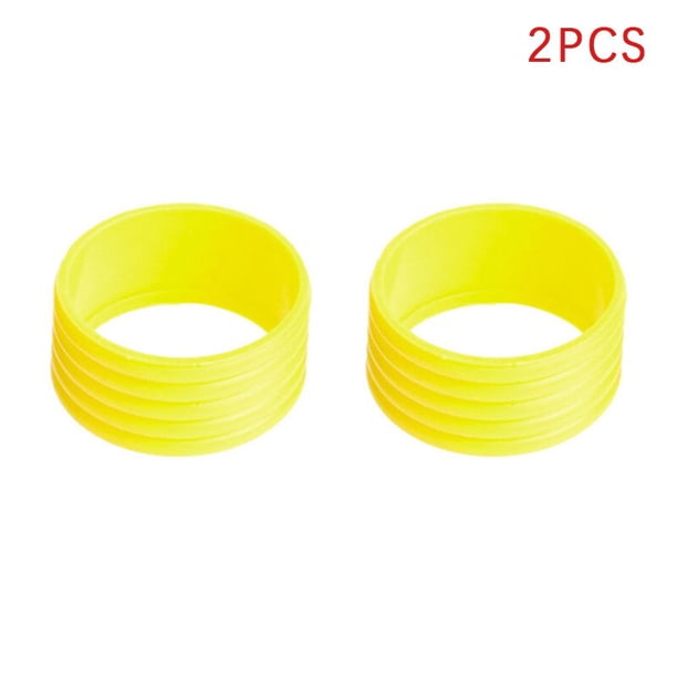 2/4Pcs Rubber Tennis Racket Grip Sealing Ring Fixed Stretchy Tennis Racket Handle Rubber Ring Band Tennis Accessories He Qiyong unisex