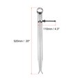 thumbnail image 2 of Uxcell Spring Inside Caliper 20 inch Stainless Steel Adjustable Spring Caliper Straight-Leg for Wood Turning Lathe Use, 2 of 6