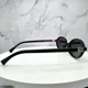 thumbnail image 5 of New MIU MIU Sunglasses Black Round Gold Metal Logo 100% Authentic Womens MU04ZS, 5 of 6