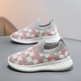 thumbnail image 4 of enyan Little Boys Girls Soft Strap Mesh Jogger Athletic Sneakers (Little Kid/Big Kid) Pink,2.5, 4 of 7