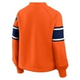 thumbnail image 5 of Women's Fanatics Orange Houston Astros Oversized Toss Sweep Raglan Pullover Sweatshirt, 5 of 5