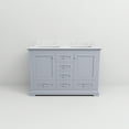 thumbnail image 5 of Tybee 48 in W x 22 in D Dark Grey Double Bath Vanity and Carrara Marble Top, 5 of 10