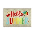 thumbnail image 1 of TIELUTT Summer Imitation Funny Cute Doormat Door Mat Welcome Doormat Funny Doormat Home Door Mat Blankets Throw Thick Carpet Rugs Outdoor Fall Throw Blanket Fall Throw Blanket Carpet Room, 1 of 4