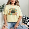 thumbnail image 2 of Colorful Sunflower Design for Nurses, Butter Comfort Colors T-Shirt, 3XL, 2 of 3