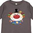 thumbnail image 4 of Inktastic Big Clown Face Boys or Girls Long Sleeve Toddler T-Shirt, 4 of 5