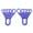 Blue, variant on Gel Toe Separators For Overlapping Toes Alignment Correction Reversible Wear Foot Massage Stretching Strap Yoga Running Nighttime Practice Bunion