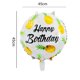 thumbnail image 5 of Kit de globos Happy Birthday, 18 pulgadas, Flamingo Mylar x8, 5 of 5