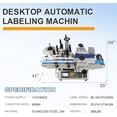thumbnail image 4 of HPDMC Automatic Round Bottle Labeling Machine - 110V High-Speed Labeler for Bottles, Cans & Wine (50-100 pcs/min), 4 of 8