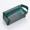thumbnail image 3 of Dusknt Portable Square Mesh Storage Bag Army Green, Face & Storage Bags,Portable Square Mesh Storage Bag Zippered Mesh Cosmetic Bag Small Square Mesh Purse Travel Storage Carry Pouch, 3 of 8
