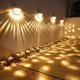 thumbnail image 2 of 6 Led Lámpara Solar Energía Jardín Semicircular Luces De Pared Impermeables Para Decoración De Patio Verano, 2 of 4