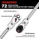 thumbnail image 5 of Cabezal flexible extralargo Ratchet WORKPRO Drive de 1/4 pulgadas, 30 cm, 5 of 7