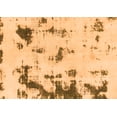 thumbnail image 1 of Ahgly Company Indoor Rectangle Abstract Orange Modern Area Rugs, 2' x 5', 1 of 4