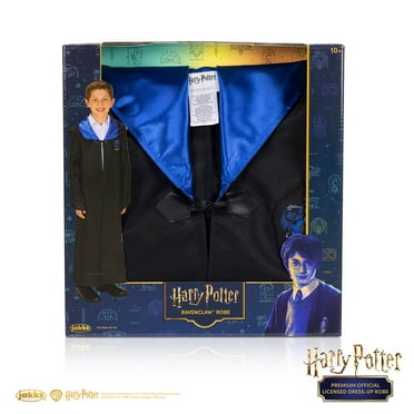 Premium Harry Potter Ravenclaw Hogwarts Official Robe Dress Up Cosplay Wizarding World Pretend and Play for Child Ages 10 Years and Up Unisex Fit