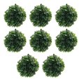 thumbnail image 1 of 8 Pcs Artificial Grass Ball Pendant Green Leaves Balls Fake Grass Ball Decor, 1 of 4