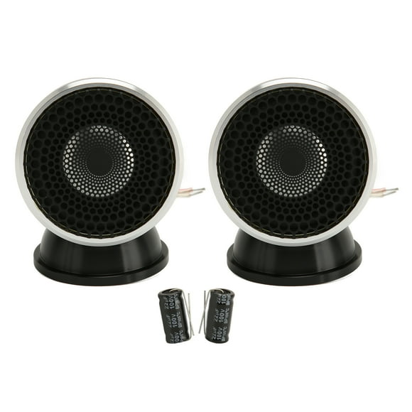 2pcs Car Speakers 50W Power Output Alto Black 60Hz to 20KHz Car Coaxial Speakers for Automobile Audio Systems
