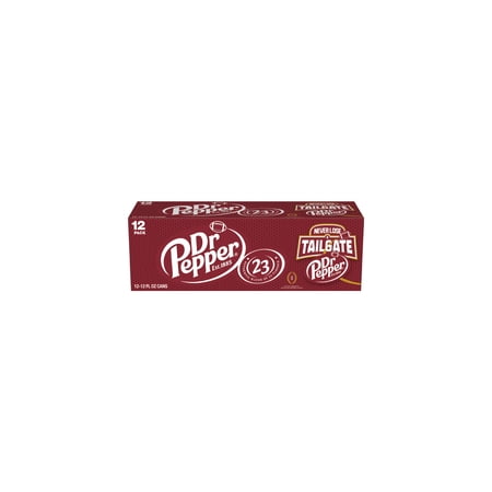 Dr Pepper Soda Pop, 12 fl oz, 12 Pack Cans