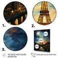 thumbnail image 3 of Designart "Eiffel Tower in the 19th Century A Vintage View I" Cityscapes Canvas Art Print, 3 of 5