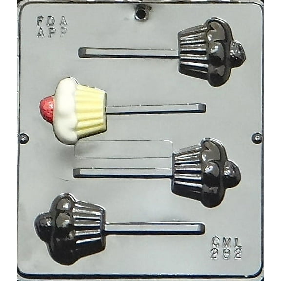 282 Cupcake Lollipop Chocolate Candy Mold