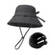 thumbnail image 4 of Sombrero de pescador de ala ancha para playa, jardinería, desplazamientos, ciclismo Negro, 4 of 9