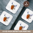 thumbnail image 6 of 3drose, Goldfish Realistic Vector Cut Out Isolated 3, Set of 4 Coasters - Soft, 6 of 7