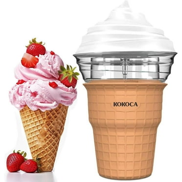 Electric Ice Cream Maker Machine, KOKOCA Multi-Purpose Soft Serve Ice Cream Machine for Homemade Gelato, Sorbet, Frozen Yogurt, Milkshakes, Frozen Drinks & More