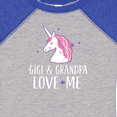 thumbnail image 4 of Inktastic Gigi and Grandpa Love Me Unicorn Grandchild Girls Baby Bodysuit, 4 of 5