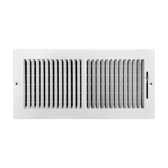 Tru Aire 6 in. H X 14 in. W 2-Way Powder Coat White Steel Wall/Ceiling Register