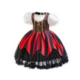 thumbnail image 3 of Girls Pirate Costume with Scarf Halloween Buccaneer Princess Outfit Set, Size 5-6, 3 of 7