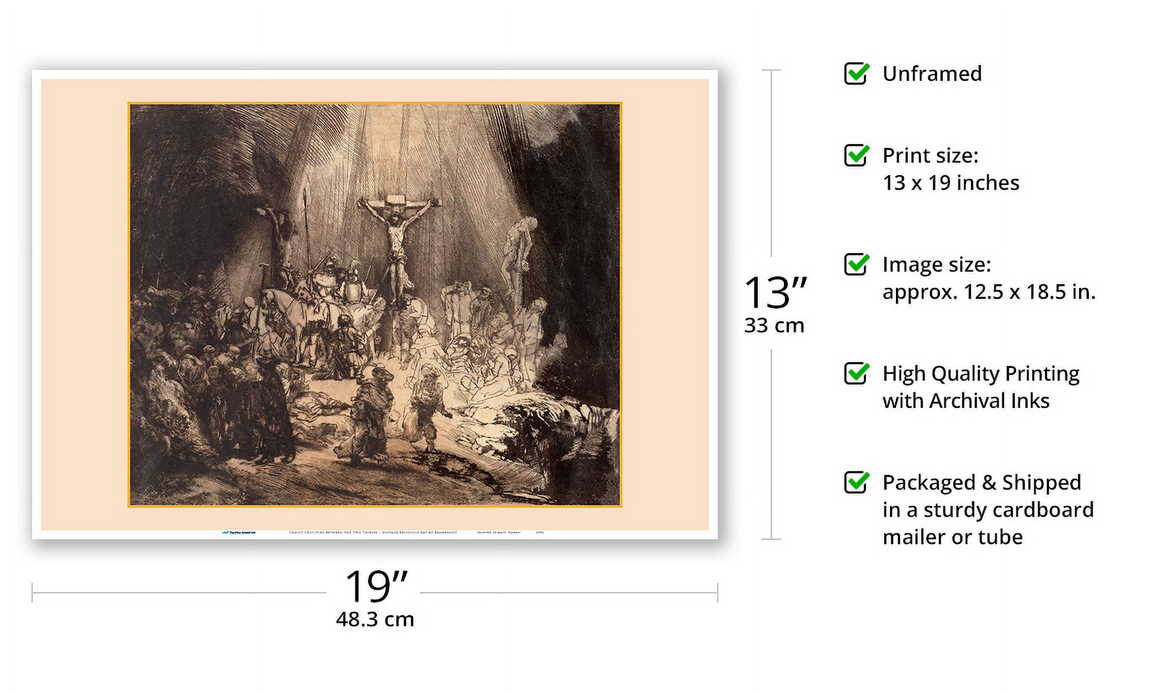 Christ Crucified between the Two Thieves - The Three Crosses