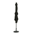 thumbnail image 4 of Nassau 6.5-ft x 10-ft Rectangular Market Umbrella with LED Bulb Lights - Black - Breez-Tex Canopy, 4 of 15