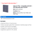 thumbnail image 2 of Cabin Air Filter - Compatible with 2021 - 2023 Mercedes-Benz GLA250 2022, 2 of 2